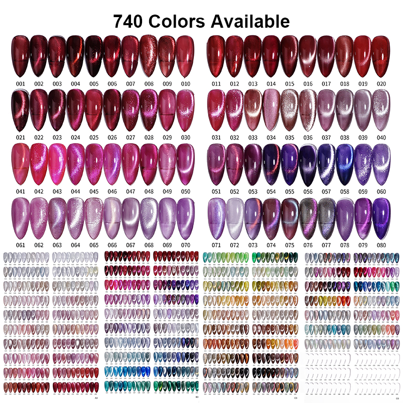 Cat Eye Gel 740 Colors